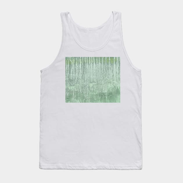 Abstract Oil Painting 10c10 Mint Green Aspargus Tank Top by Go Abstract Art